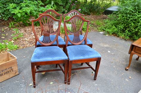 Most of our dining room chairs are in mahogany, cherry, oak and walnut. Heir and Space: An Old World Antique Mahogany Dining Set