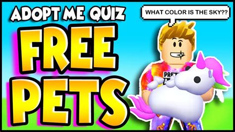 The parrot and the background photos are from google. BEAT This EASY Adopt Me QUIZ To Get FREE PETS in Adopt Me Roblox!! How T... in 2020 | Roblox ...