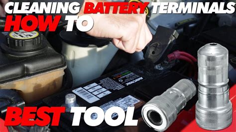 How To Clean Car Battery Terminals Best Tool Youtube