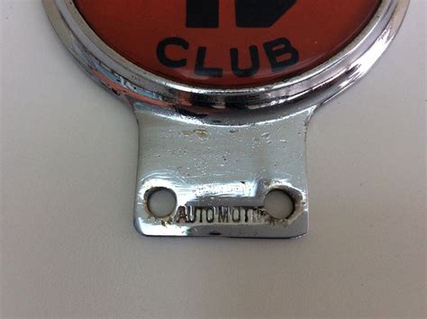 Vintage Mg Owners Club Car Badge By Automotif Ebay
