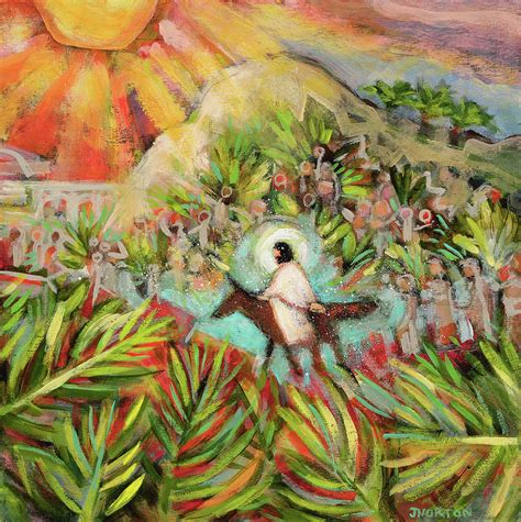 Palm Sunday Painting By Jen Norton Pixels