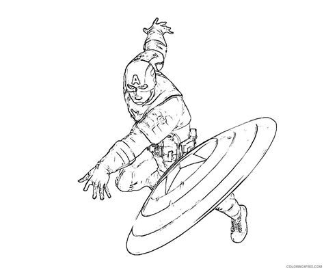 Captain America Minion Coloring Pages Coloring And Drawing