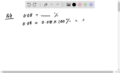 Solved Convert Each Given Fraction Decimal Or Percent Into Its Other