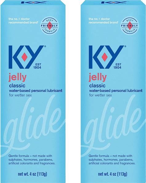K Y Jelly Lube Personal Lubricant Water Based Formula