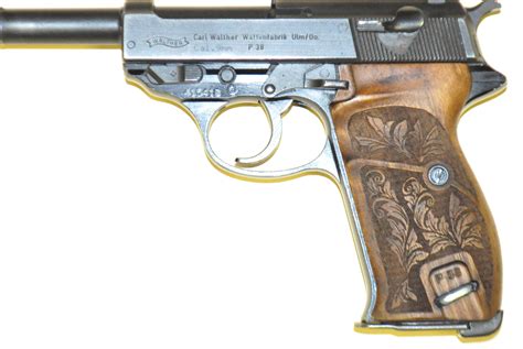 Walther P38 Grips Carving