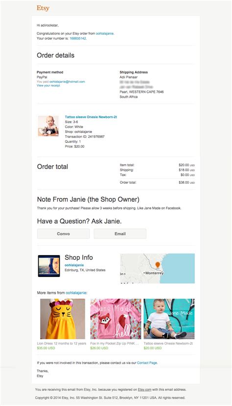 Best Practices For Optimizing Order Confirmation Emails Litmus Confirmation Email Template
