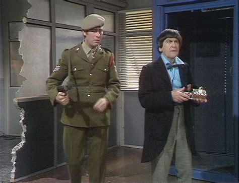 The Second Doctor And Sgt Benton Doctor Who Doctor Who Tv Second