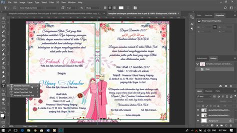 Cara Membuat Undangan Pernikahan Dengan Photoshop Menggunaan Kertas