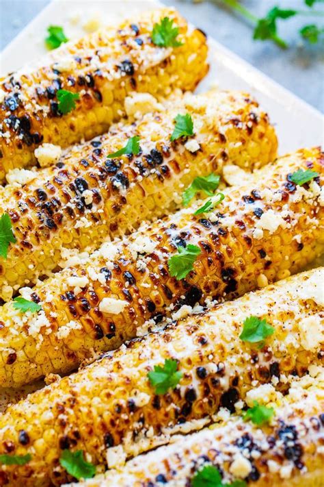 Grilled Mexican Corn Recipe Aka Elote Averie Cooks Recipe