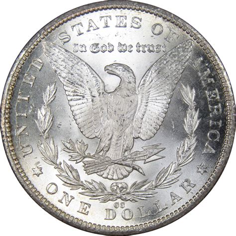 1884 Cc 1 Morgan Silver Dollar Bu Very Choice Uncirculated Mint State