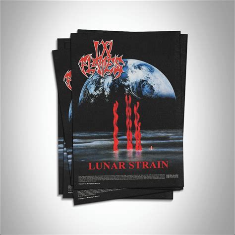 Pôster In Flames Lunar Strain Album Death Metal 60x42cm Elo7