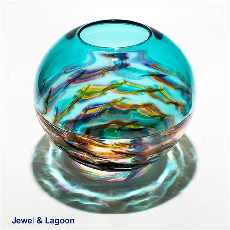 Decorative Glass Bowls For Centerpieces I Helix By Michael Trimpol