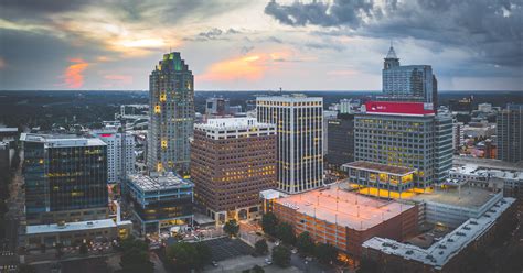 Downtown Raleigh Sunset Rraleigh