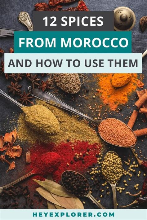 12 Essential Spices From Morocco And How To Use Them