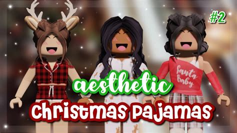Aesthetic Christmas Pajama Codes For Bloxburg And Rhs 2 Roblox