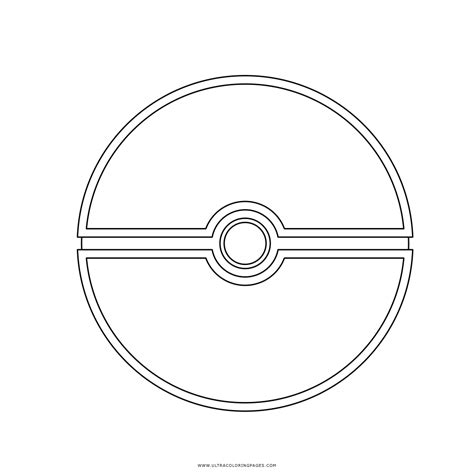 Coloring Page Of Pokemon Ball