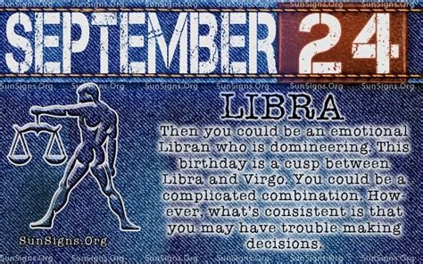 September 24 Birthday Horoscope Personality Sun Signs