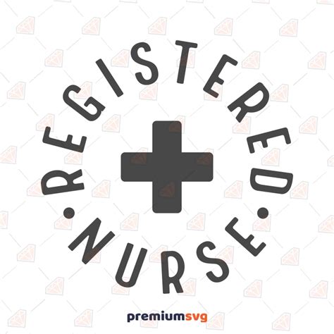 Registered Nurse Svg Rn Assistant Svg Premiumsvg