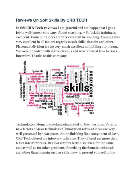crb tech candidate reviews on soft skills by janvi chouhan issuu