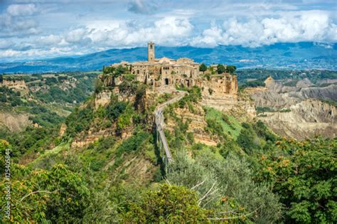 Civita Di Bagnoregio Tuscany Italy Landscape Stock Photo And Royalty