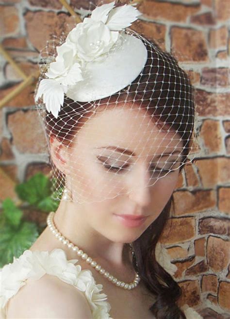 Fascinator Bridal Fascinator Wedding Hat Wedding Birdcage Veil