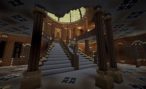 Minecraft grand staircase design tips. Titanic Grand Staircase Minecraft Project