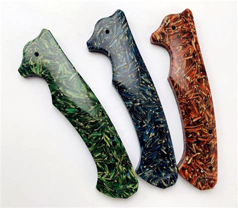 Colorful Resin Knife Handle Material Scales Slab Making Blanks Crafts