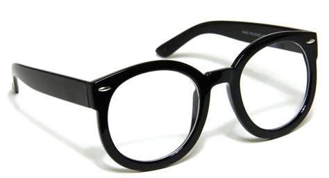 New Hot Nerd Bookworm Geek Round Black Eyeglasses Large Mens Or Womens Glasses Ebay