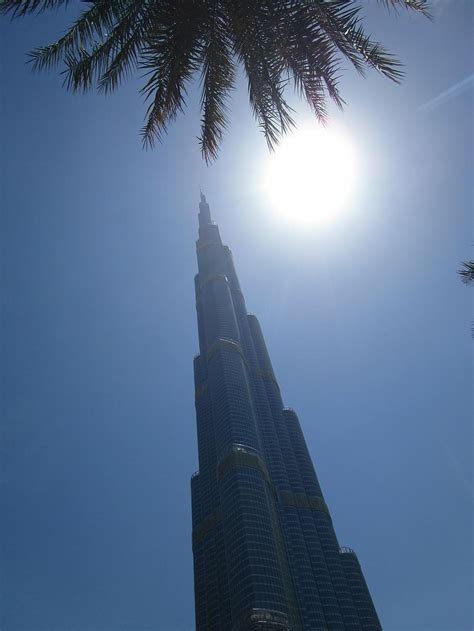 Burj Khalifa Skyscraper Dubai U A E The Worlds Tallest Building