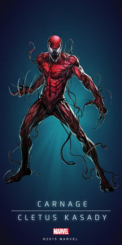 Carnage Fan Art Carnage In Marvels Puzzle Quest By Amadeus