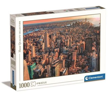 New York City Sunset 1000pc Jigsaw Puzzle By Clementoni
