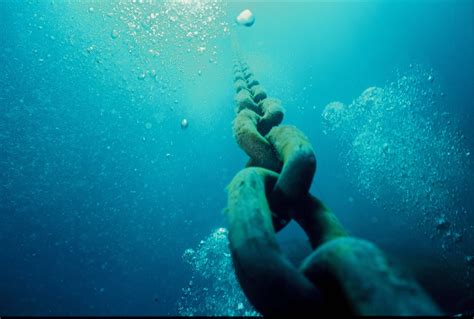 Anchor Chain I Took A Picture Of While Diving Picture Imagery The