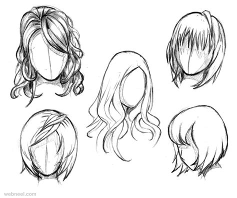 How To Draw Girl Anime Hair
