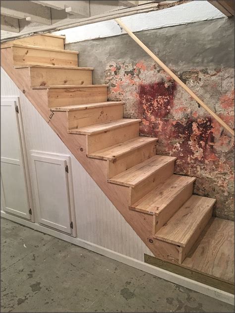Basement Stair Replacement In St Paul Vanvleet Construction
