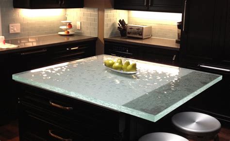 Lushome shares a kitchen countertop collection demonstrating the latest trends in decorating with glass. ThinkGlass Glass Countertops - Kitchen Worktops - by ...