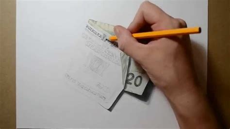 How To Draw A Twenty Dollar Bill Telekineticasian26 Youtube