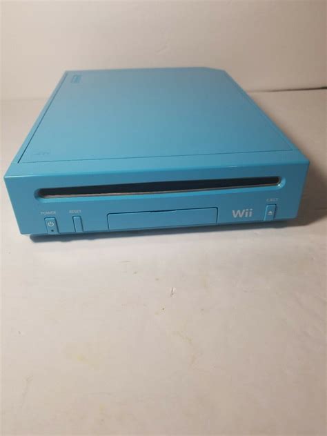 Nintendo Wii Console Absolute Top Blue Mannequin Rvl Icommerce On Web