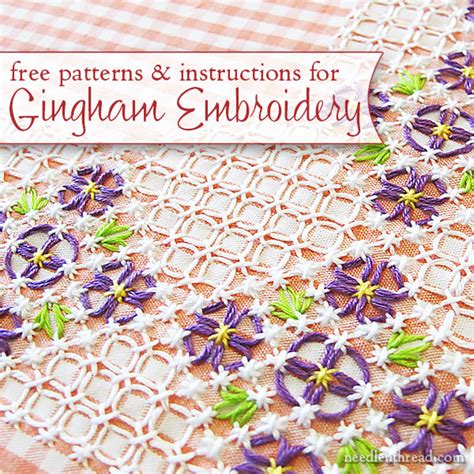 Gingham Embroidery 600×600