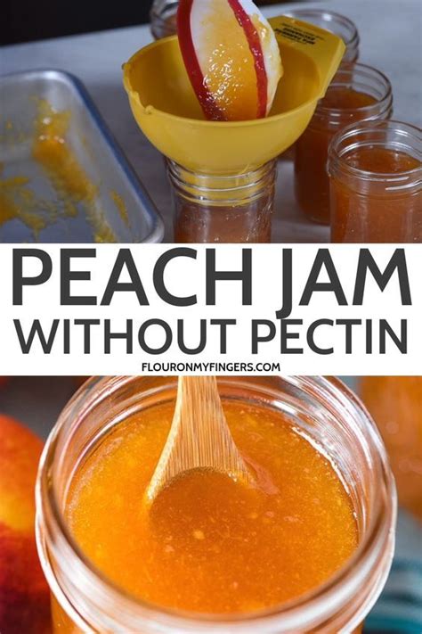 Homemade Peach Jam Without Pectin With Video Recipe Peach Jam