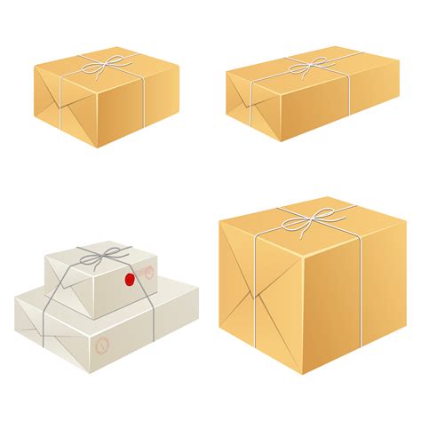 Parcel Box Isolated 1268552 Vector Art At Vecteezy