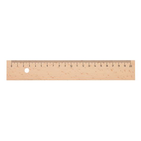 Green And Good Wooden Ruler 20cm Sustainable