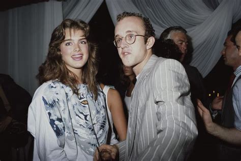 Brooke Shields And Keith Haring In 1987 Brooke Shields Brooke Keith