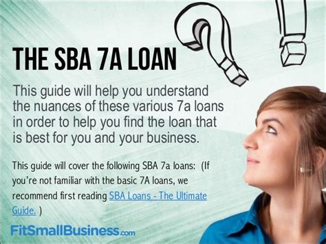 Guide To Special Sba 7a Loans