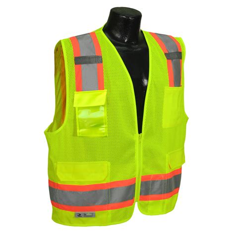 We carry a wide selection of safety vest including ansi certified vest. Radians SV6-2ZGM Class 2 Two Tone Surveyor Vest - Parking ...