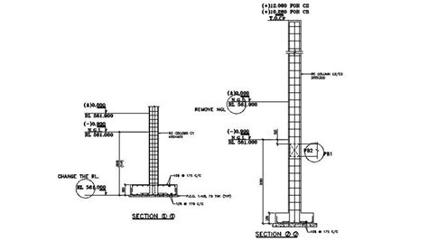 Foundation Detail Drawing Provided In This Cad Drawing File Download