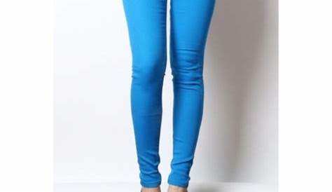 Zenana Outfitters COTTON JEGGINGS BRIGHT BLUE Zenana Outfitters COTTON