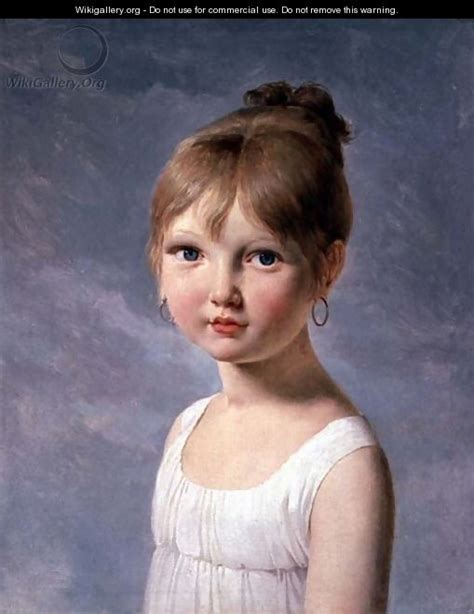 The Artists Daughter Baron Pierre Narcisse Guerin