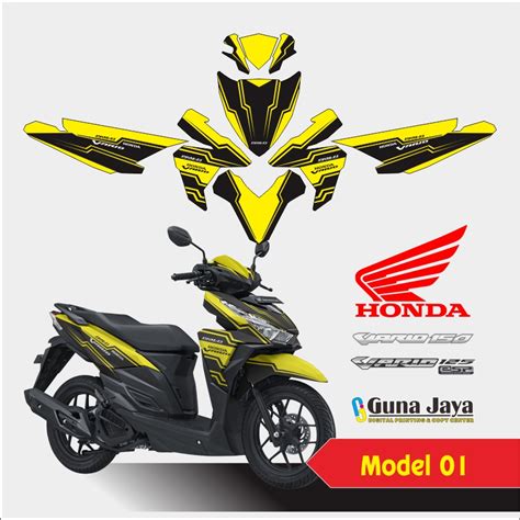 Sticker Decal Motor Honda Vario 125cc 150cc 2015 2018 Gunajaya Printing