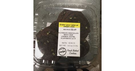 Meijer Recalls Meijer Brand Ultimate Chocolate Mint Chip Cookies Due to