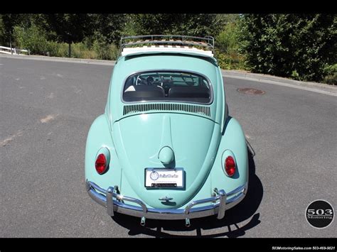 1963 Volkswagen Beetle Classic Ragtop 4 Speed Manual 2 Door Sedan